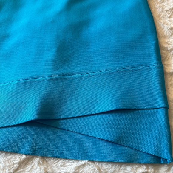 BCBGMaxAzria Cyan Blue Silvie Bodycon Skirt Size Medium - Picture 2 of 11